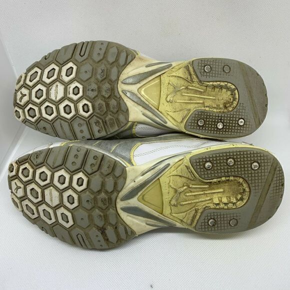 Puma White and Silver Sneakers Running Womens 9 - Picture 7 of 8